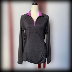 Kyodan Black and Purple (Brand New) Pullover Athletic Top (Size: Large)